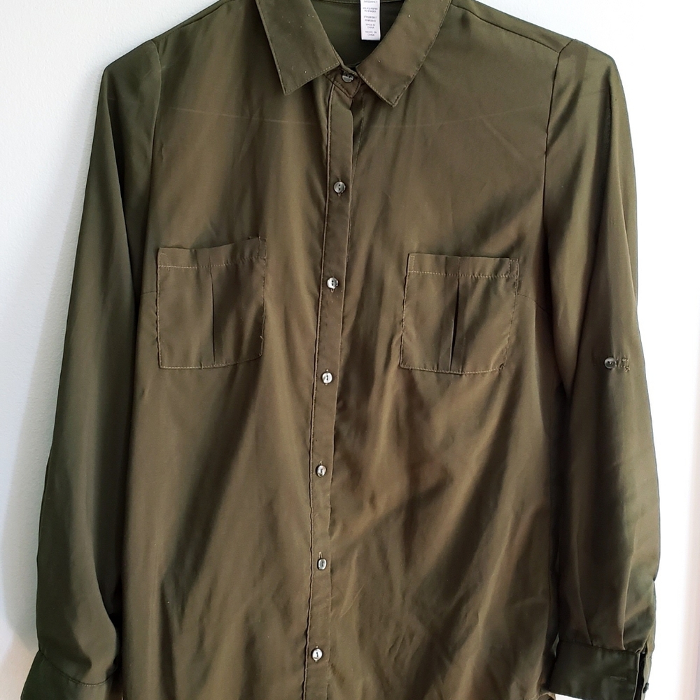 Olive Green Shirt